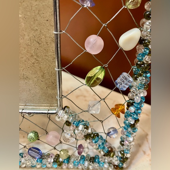 Bead and Wire picture frame, 4 X 6” - Picture 4 of 6